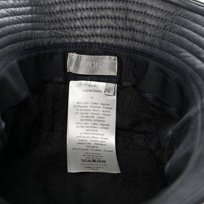 Christian Dior Oblique Jacquard Bucket Hat L Blue 4 of 4