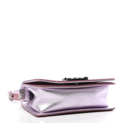 Chanel Metallic Patent Calfskin Quilted Small Boy Flap Pink 4 of 15