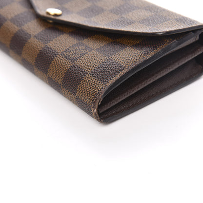 Louis Vuitton Damier Ebene Sarah Wallet NM 6 of 12