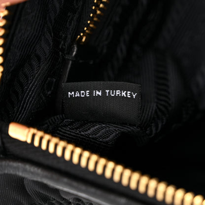 Prada Tessuto Nylon Gaufre Shoulder Bag Black 8 of 11