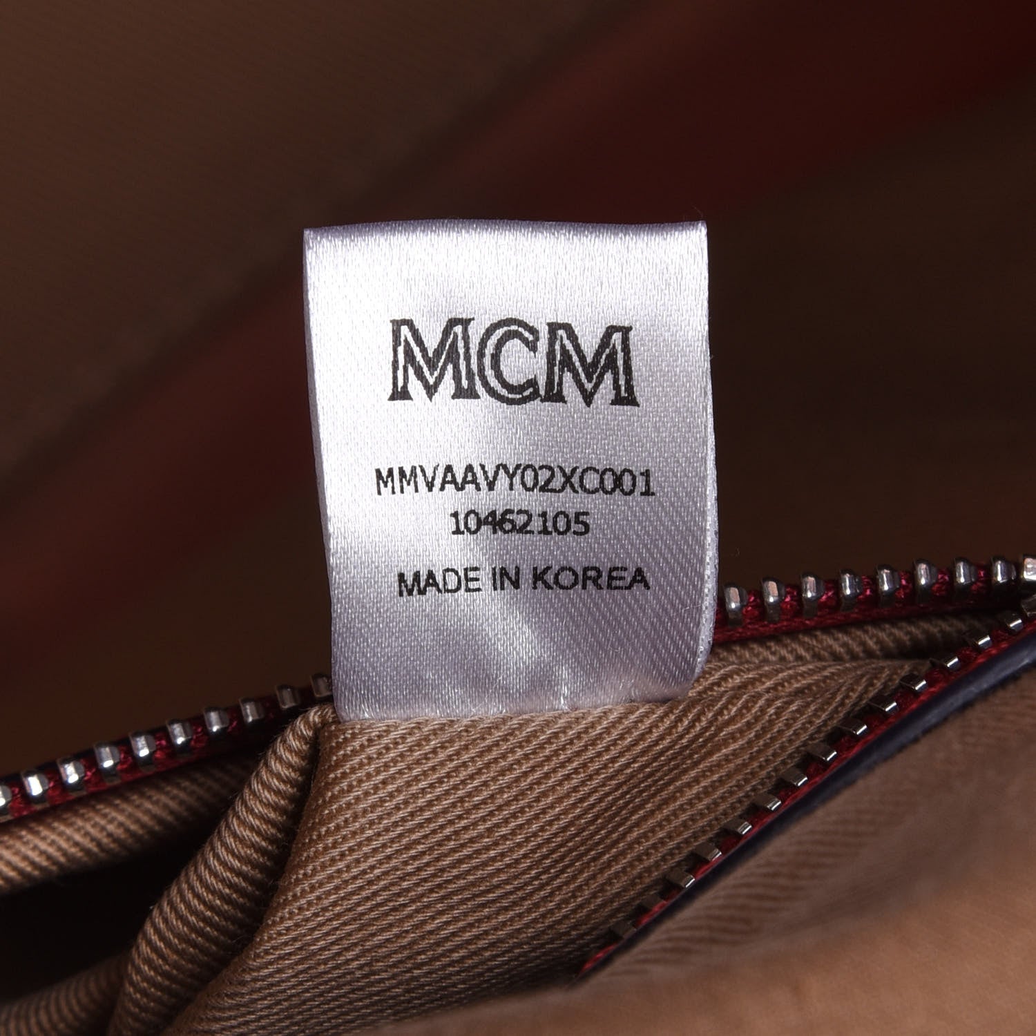 MCM Visetos Medium Traveler Weekender Bag Red 9 of 11