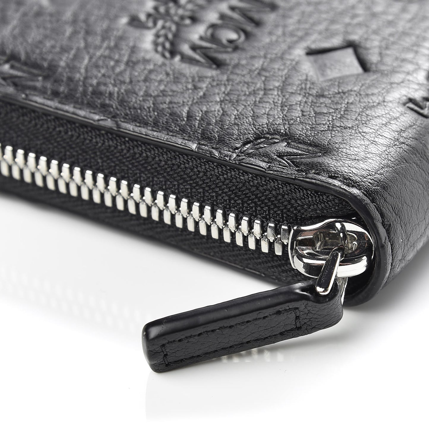 Calfskin Ottomar Monogram Klara Zip Wallet Black