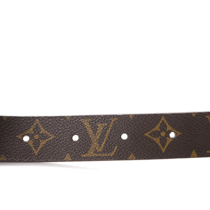 Louis Vuitton Monogram Ceinture Belt Gold Buckle 85 34 6 of 10