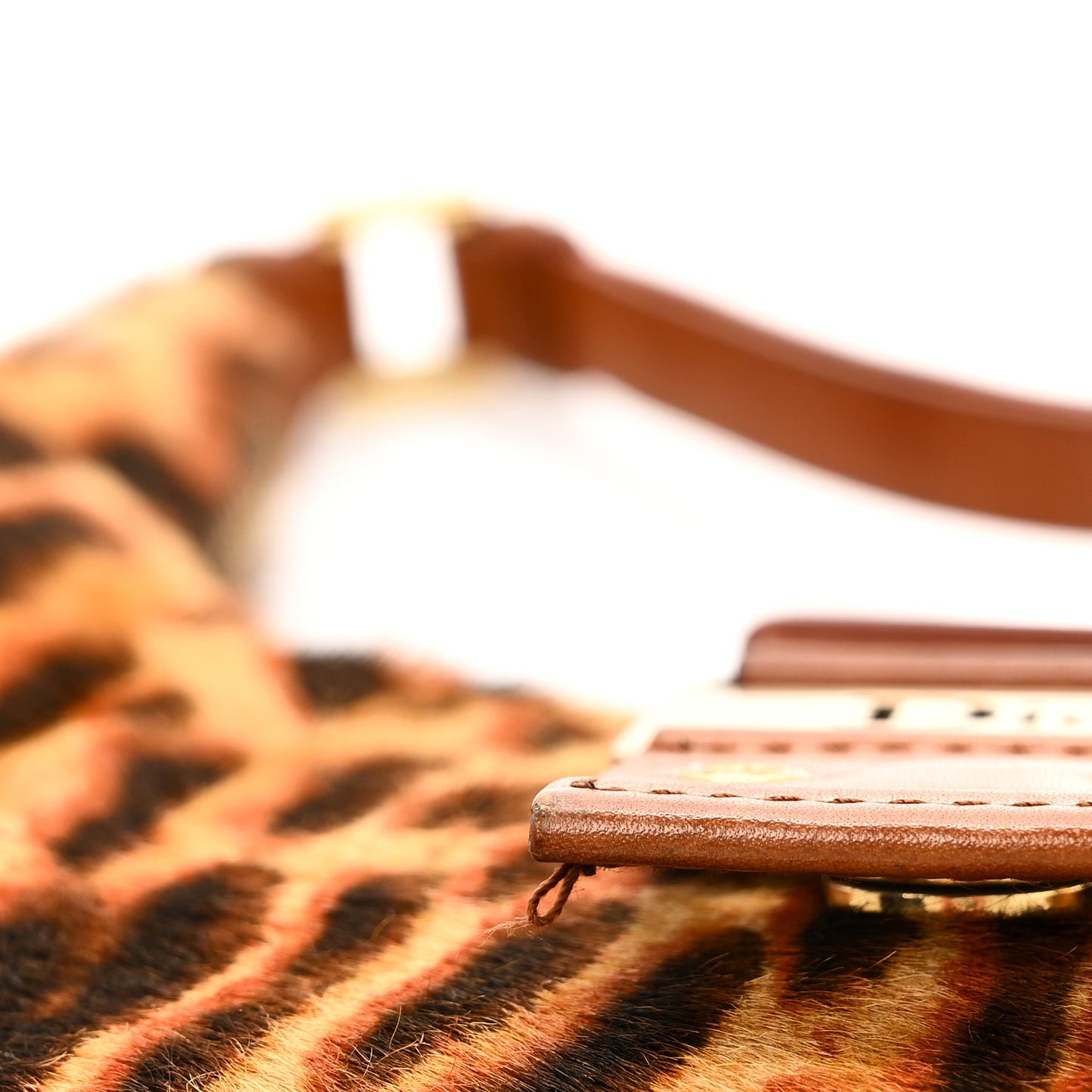 Pony Hair Leopard Print Street Chic Hobo