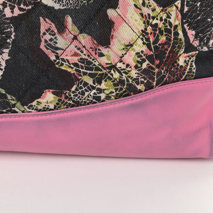 Chanel Calfskin Canvas Printed Medium 31 Shopping Bag Pink 14 of 16
