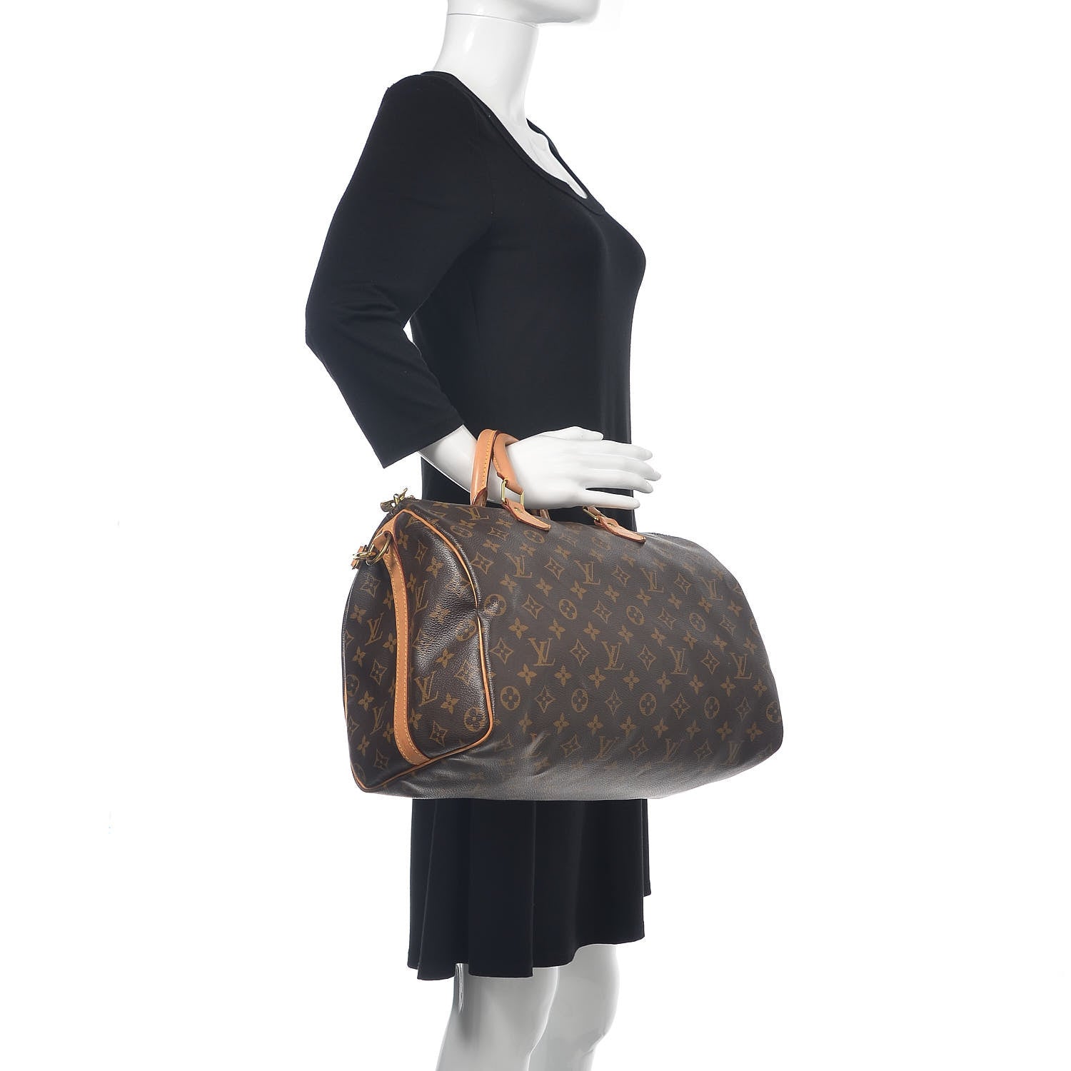 Louis Vuitton Monogram Speedy Bandouliere 35 2 of 12