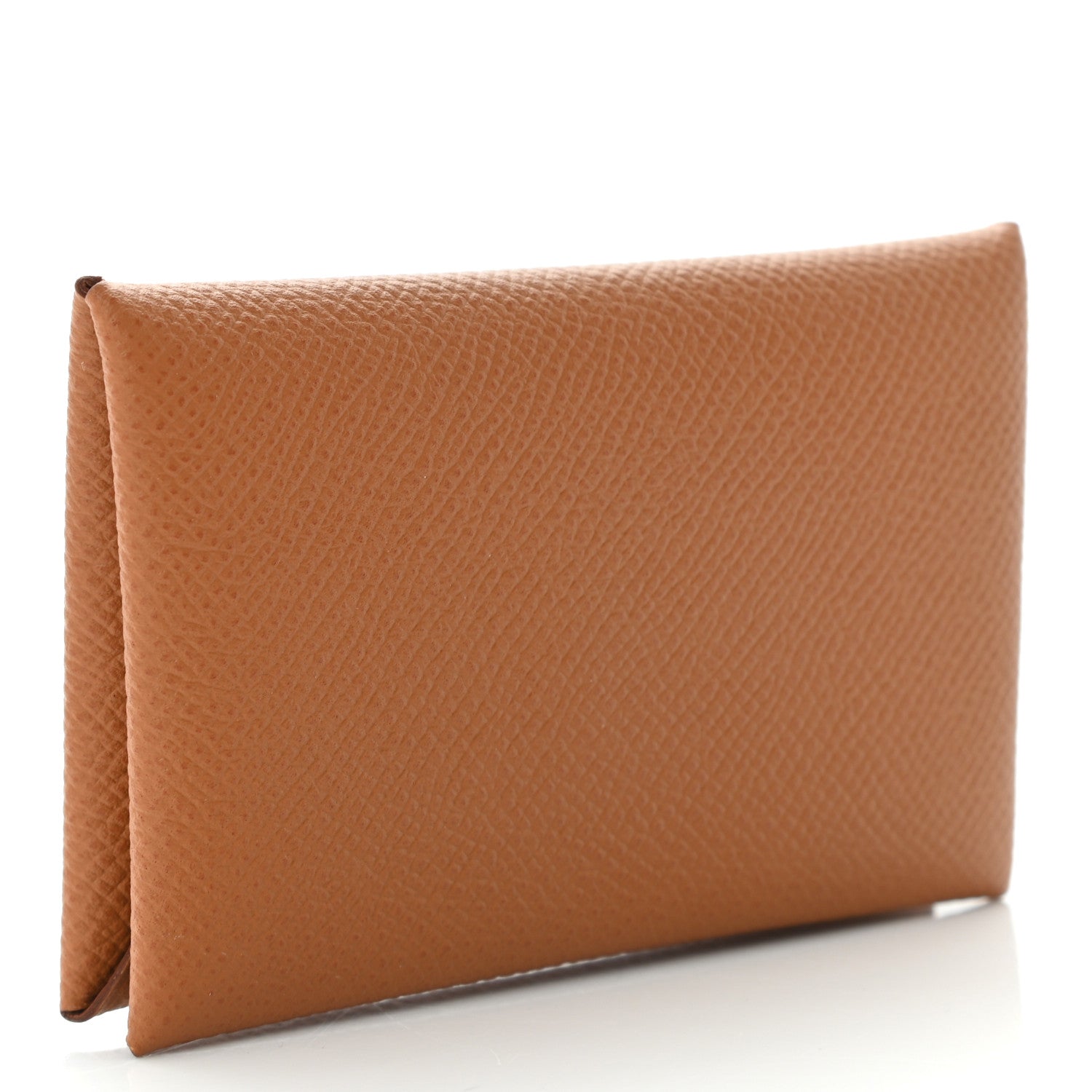 Hermes Epsom Calvi Card Case Gold 3 of 7