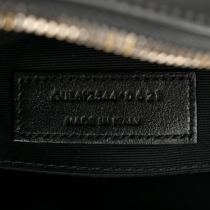 Saint Laurent Calfskin Matelasse Monogram Lou Camera Bag Storm 7 of 10