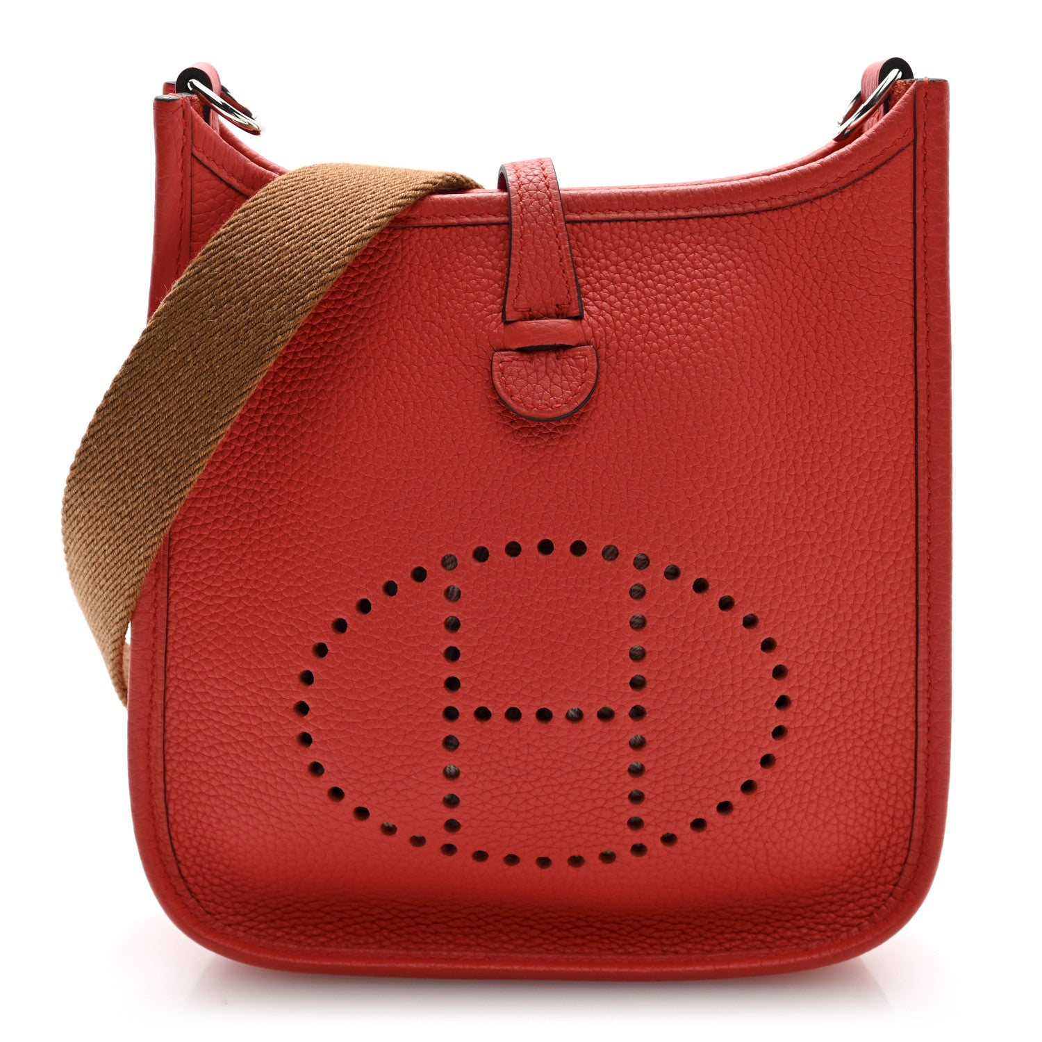 Hermes Taurillon Maurice Amazone Evelyne TPM Capucine Gold 1 of 10