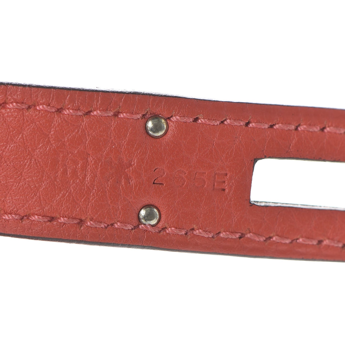 Taurillon Clemence Birkin 30 Rouge Pivoine
