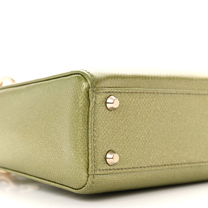 Christian Dior Metallic Lizard Mini Lady Dior Green 8 of 11