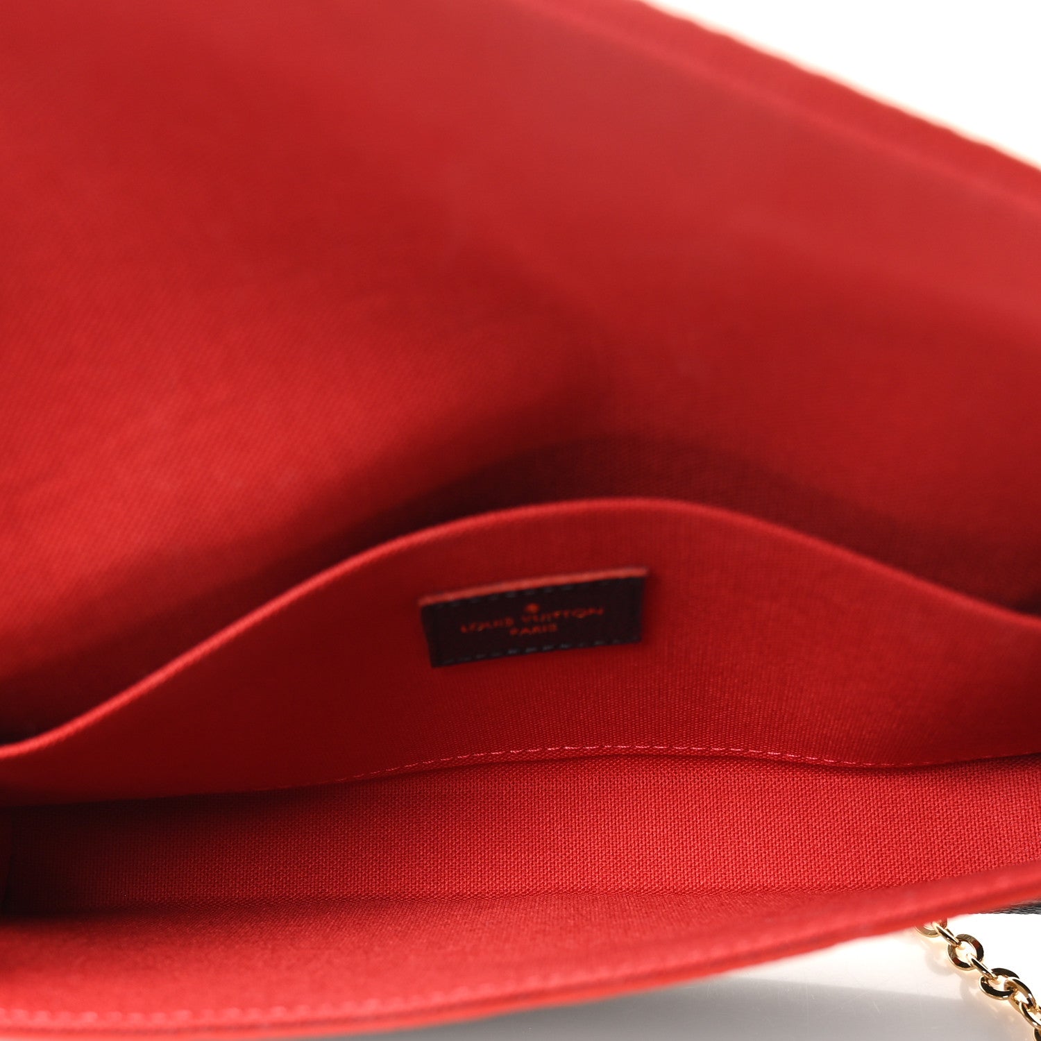 Louis Vuitton Empreinte Pochette Felicie Chain Wallet Marine Rouge 6 of 10