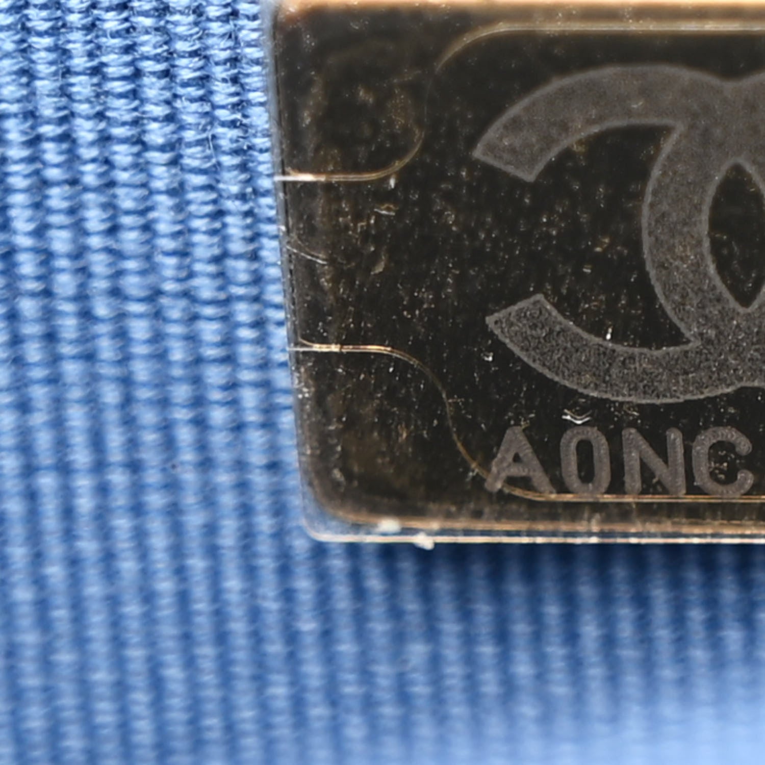 Chanel Denim Quilted Chanel 19 Wallet On Chain WOC Blue 8 of 13