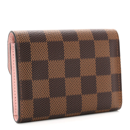 Louis Vuitton Damier Ebene Rosalie Coin Purse Rose Ballerine 3 of 8