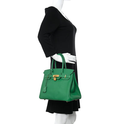 Hermes Epsom BIRKIN 30 Cactus 2 of 10