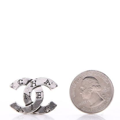 Chanel CC Clip On Earrings Silver 2 of 4