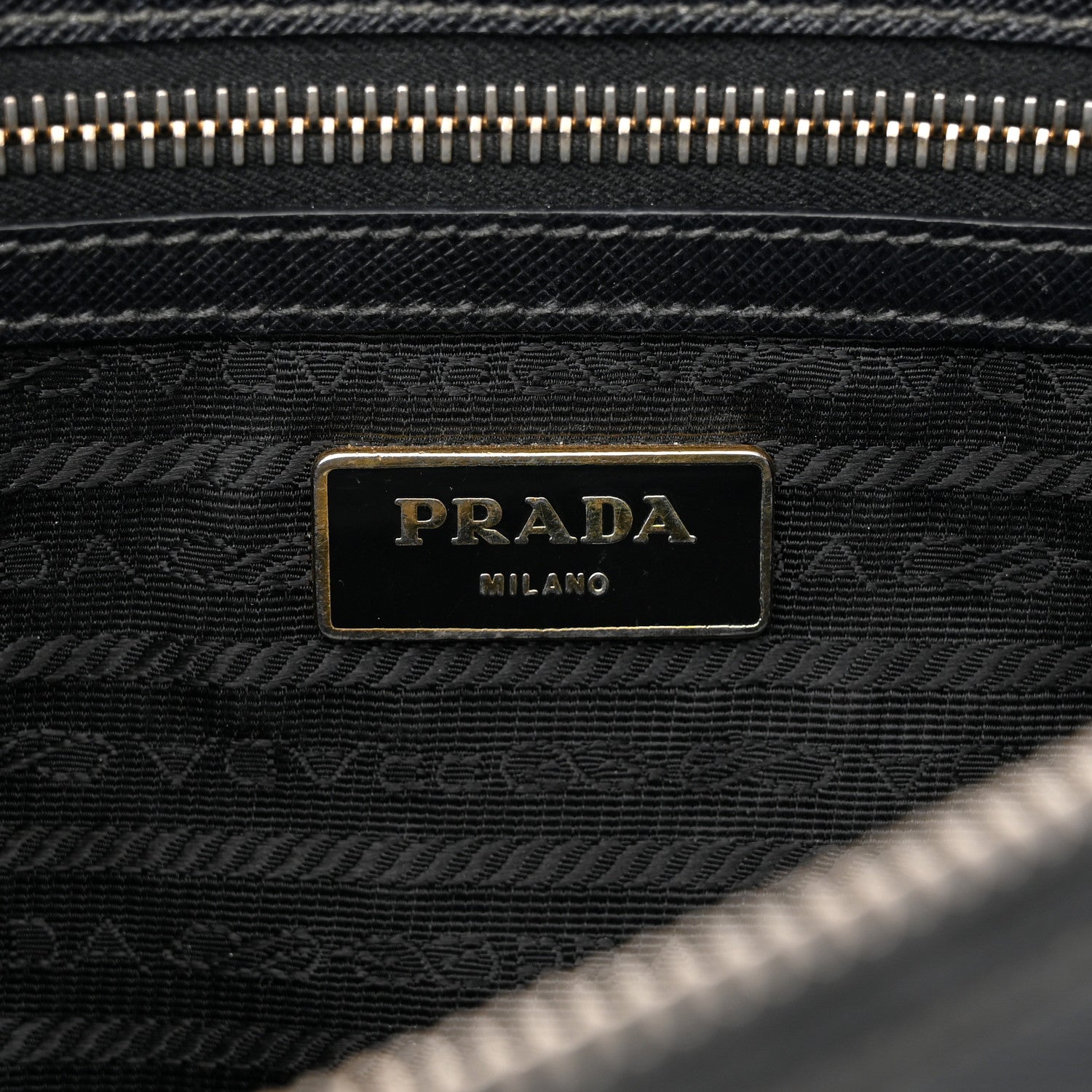 Prada Saffiano Medium Galleria Double Zip Tote Black 6 of 19