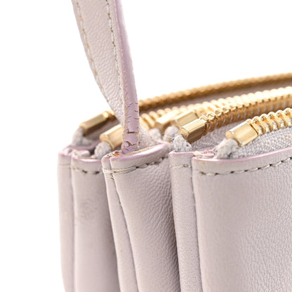 Celine Lambskin Small Trio Crossbody Bag Magnolia 16 of 17
