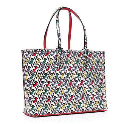Christian Louboutin Patent Calfskin Small East West Cabata Tote Multicolor 2 of 4