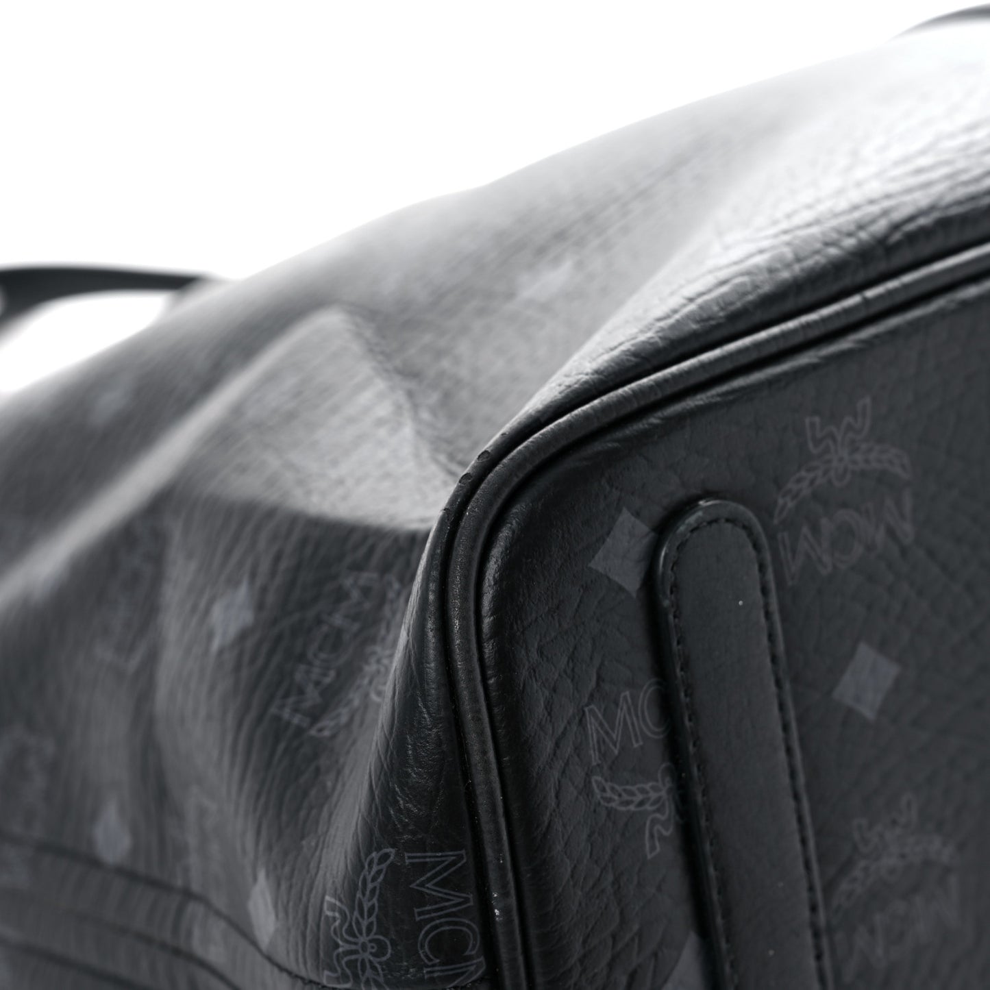 Visetos Medium Liz Reversible Shopper Tote Black