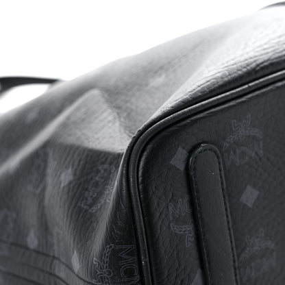 MCM Visetos Medium Liz Reversible Shopper Tote Black 9 of 24