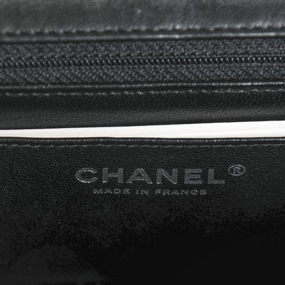 Chanel Lambskin Quilted Mini Square Flap Black 6 of 7