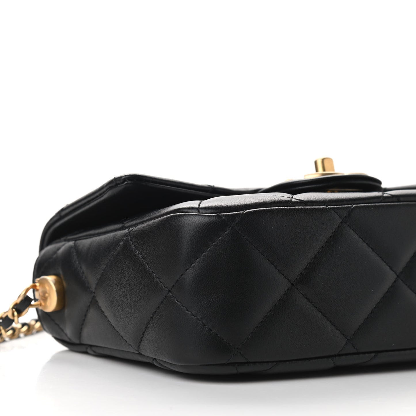 Lambskin Quilted Mini My Perfect Flap Black