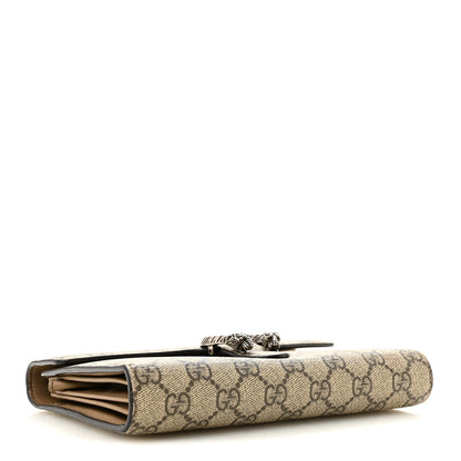Gucci GG Supreme Monogram Mini Dionysus Chain Wallet Beige Taupe 4 of 11