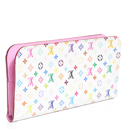 Louis Vuitton Monogram Multicolor Insolite Wallet White Litchi 3 of 8