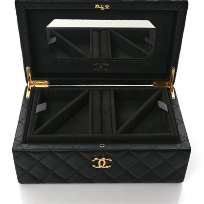 Chanel Lambskin Small Jewelry Box Black 6 of 7