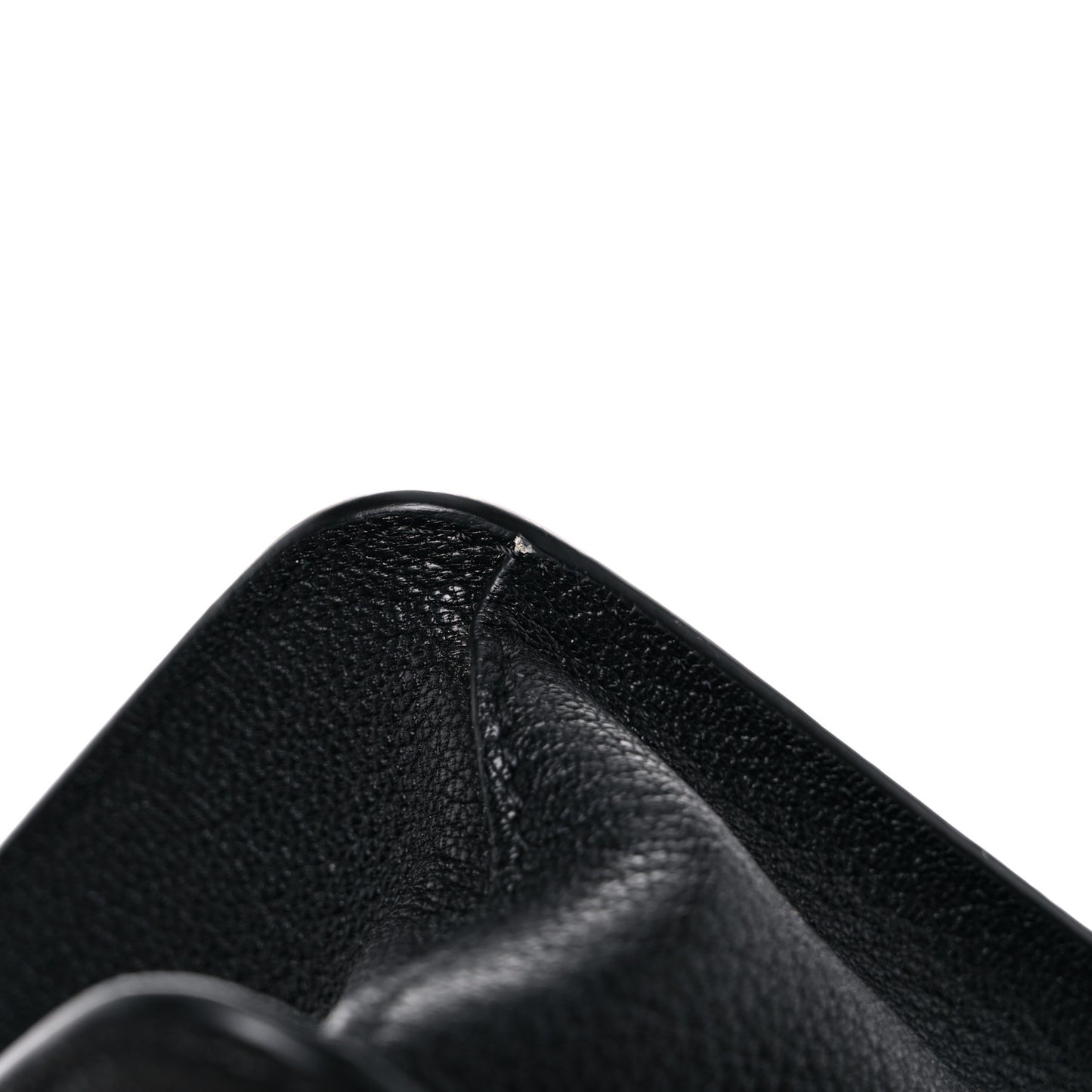 Goatskin Micro VSling Shoulder Bag Black