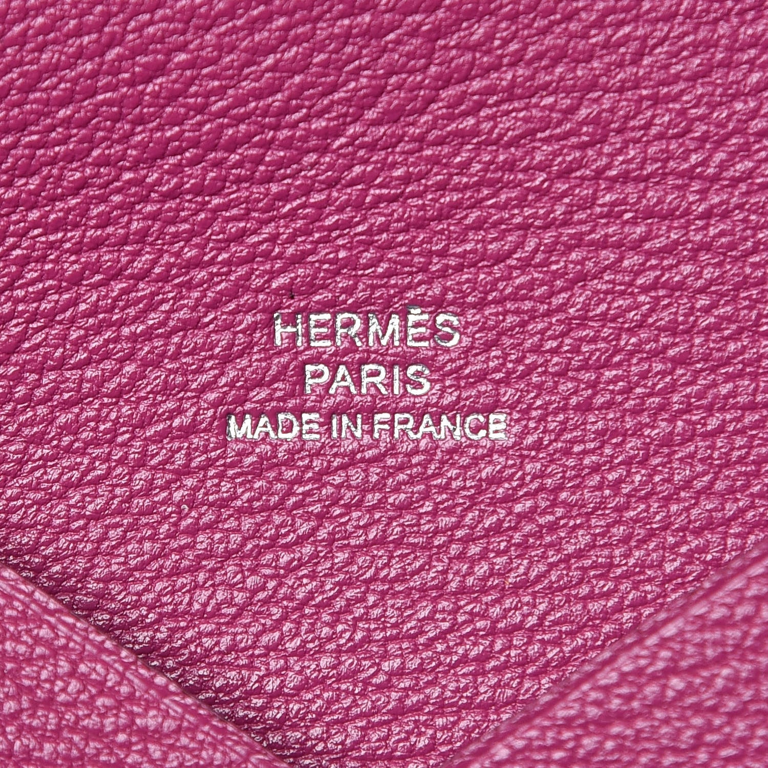Hermes Chevre Mysore Calvi Card Case Rose Pourpre 5 of 7