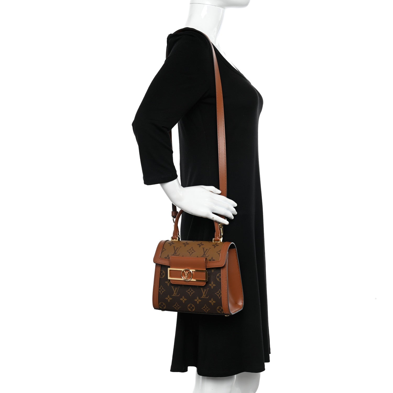 Louis Vuitton Reverse Mongram Dauphine Capitale 2 of 11