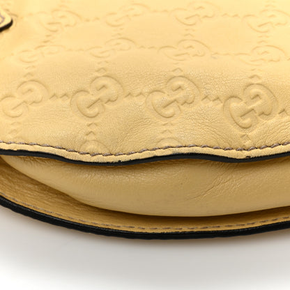 Gucci Guccissima Half Moon Hobo Yellow 12 of 14