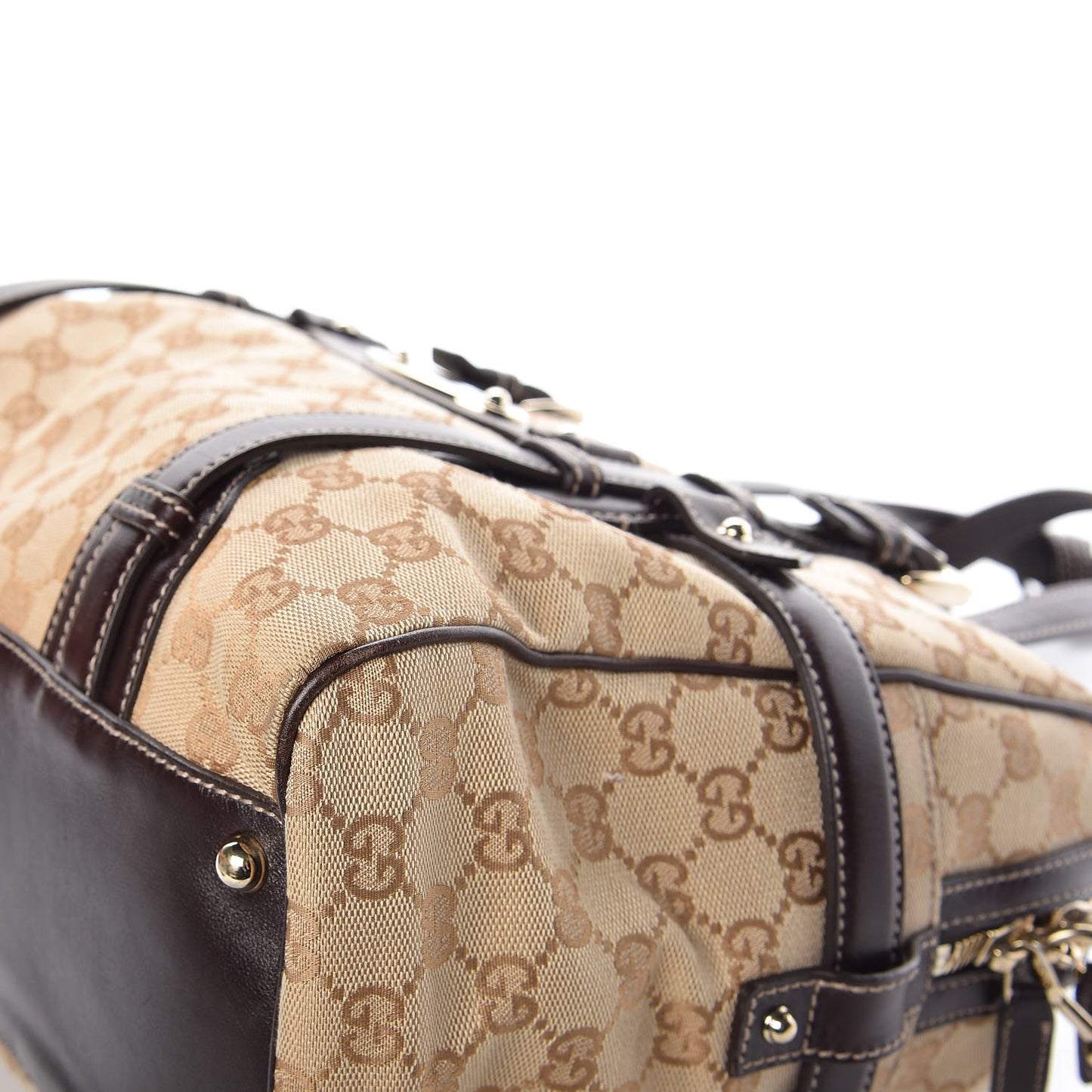 Monogram 85th Anniversary Boston Tote Brown