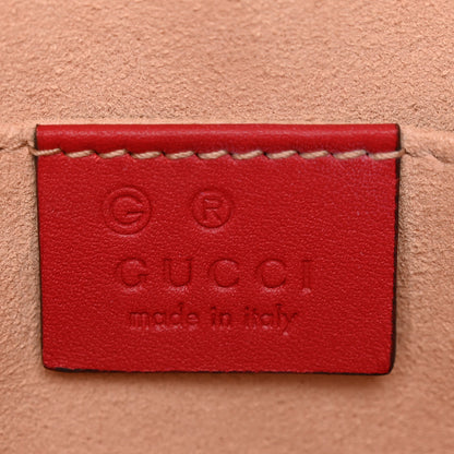 Gucci GG Supreme Monogram Blooms Small Chain Shoulder Bag Beige Blue Navy Hibiscus Red 6 of 11