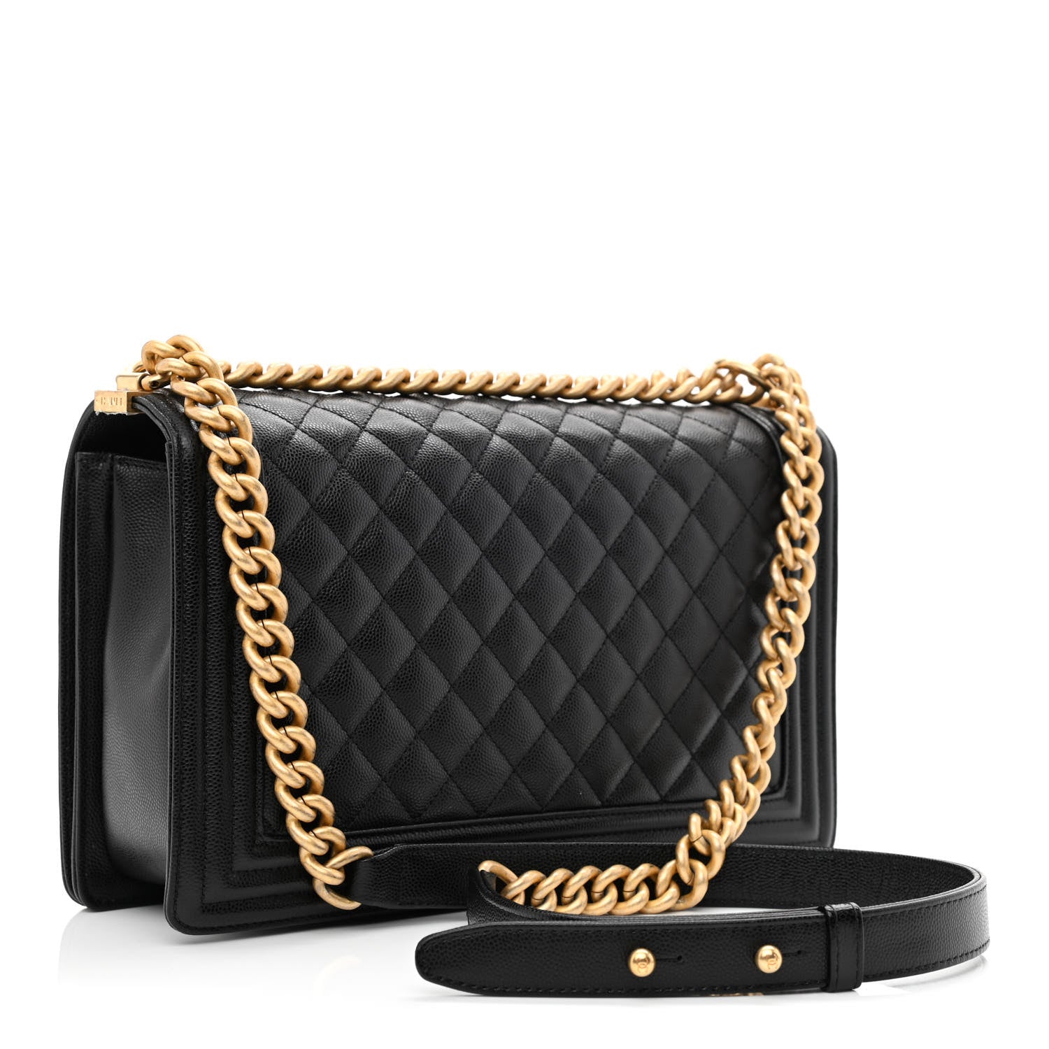 Chanel Caviar Quilted New Medium Boy Flap Black 3 of 12
