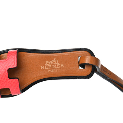 Hermes Epsom Butler Calfskin Hunter Oran Nano Bag Charm Rose Texas 3 of 3
