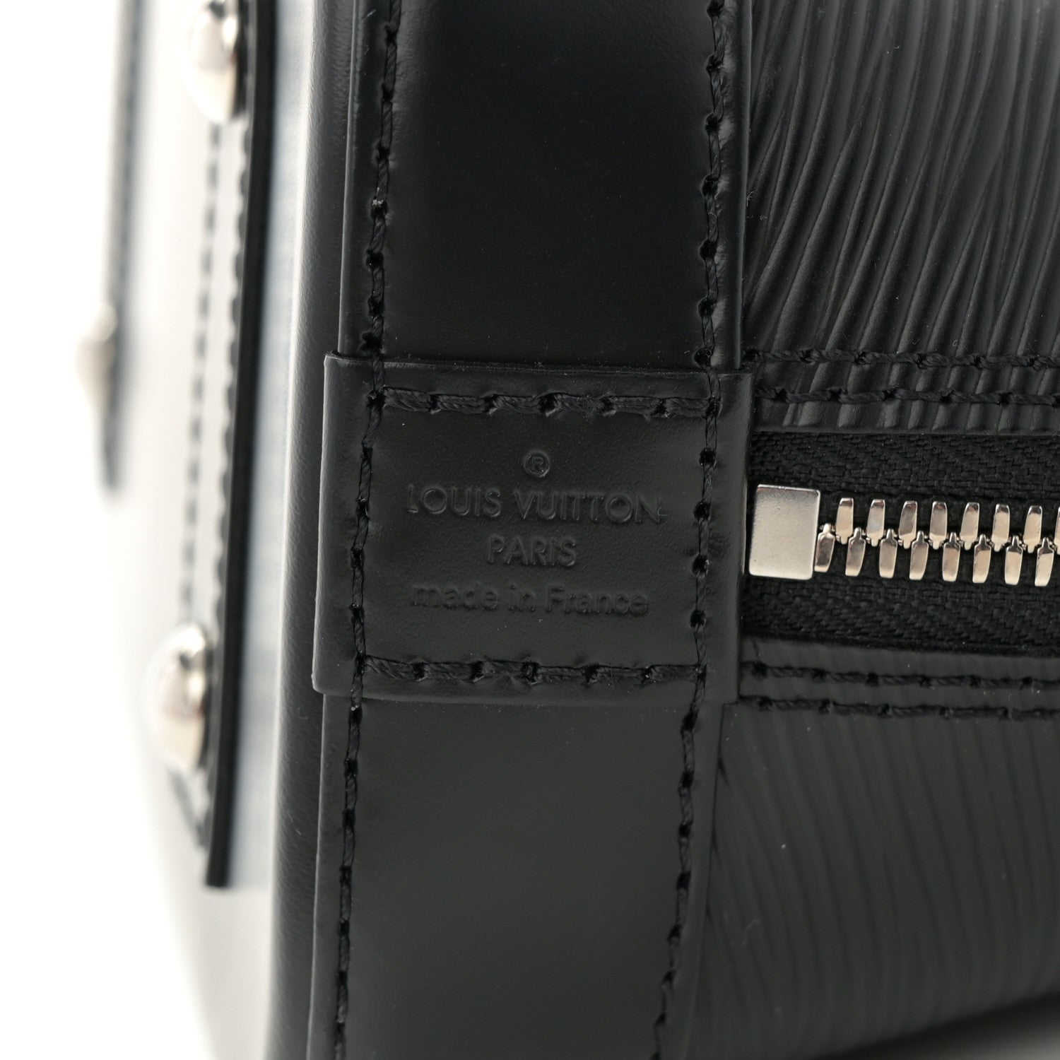 Louis Vuitton Epi Alma BB Black 6 of 9