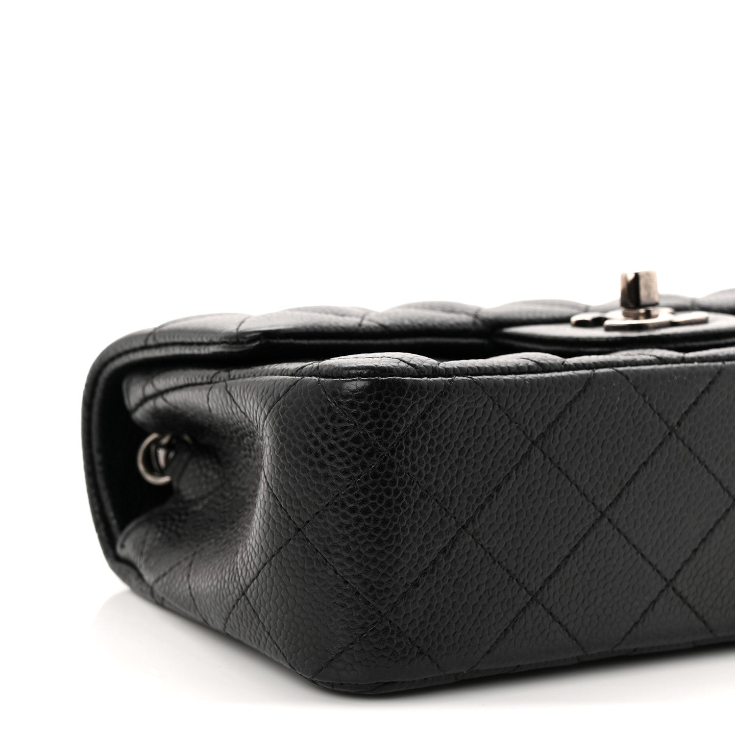 Chanel Caviar Quilted Mini Rectangular Flap Black 8 of 10