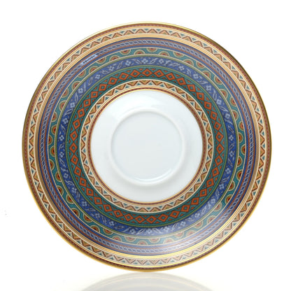 Hermes Porcelain Cheval d'Orient Tea Cup and Saucer Set of 2 4 of 7