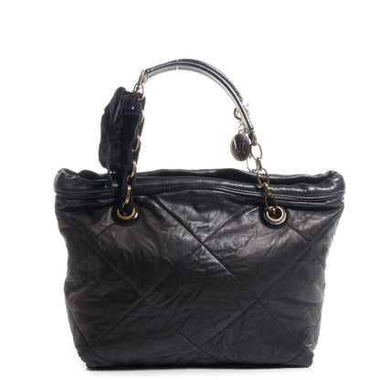 Lanvin Lambskin Quilted Amalia Mini Cabas Black 1 of 9