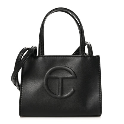 Telfar Vegan Leather Small Shopping Bag Black 1 of 9