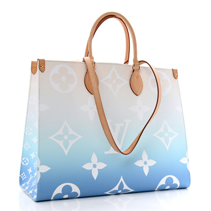 Louis Vuitton Monogram Giant By The Pool Onthego GM Blue 3 of 12
