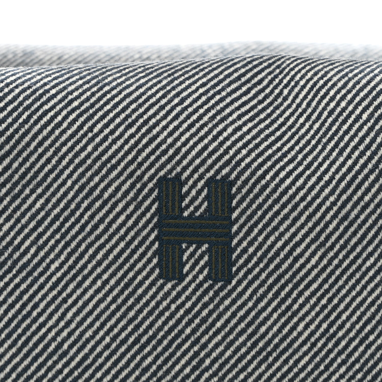 Hermes Wool Large Bride-A-Brac H Natte Pouch Bleu Abysse 7 of 9