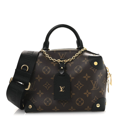 Louis Vuitton Monogram Petite Malle Souple Black 1 of 12