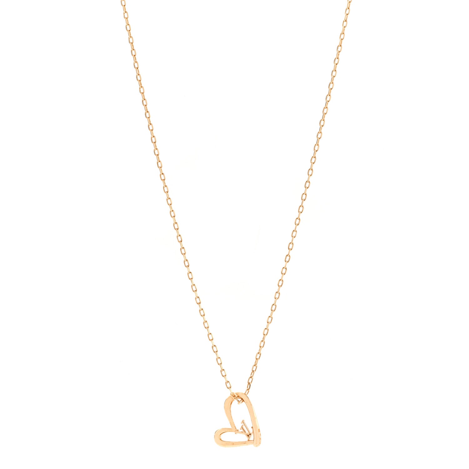 Louis Vuitton Metal Fall In Love Necklace 1 of 6