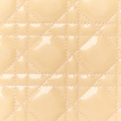 Christian Dior Patent Cannage Medium Lady Dior Yellow 8 of 12