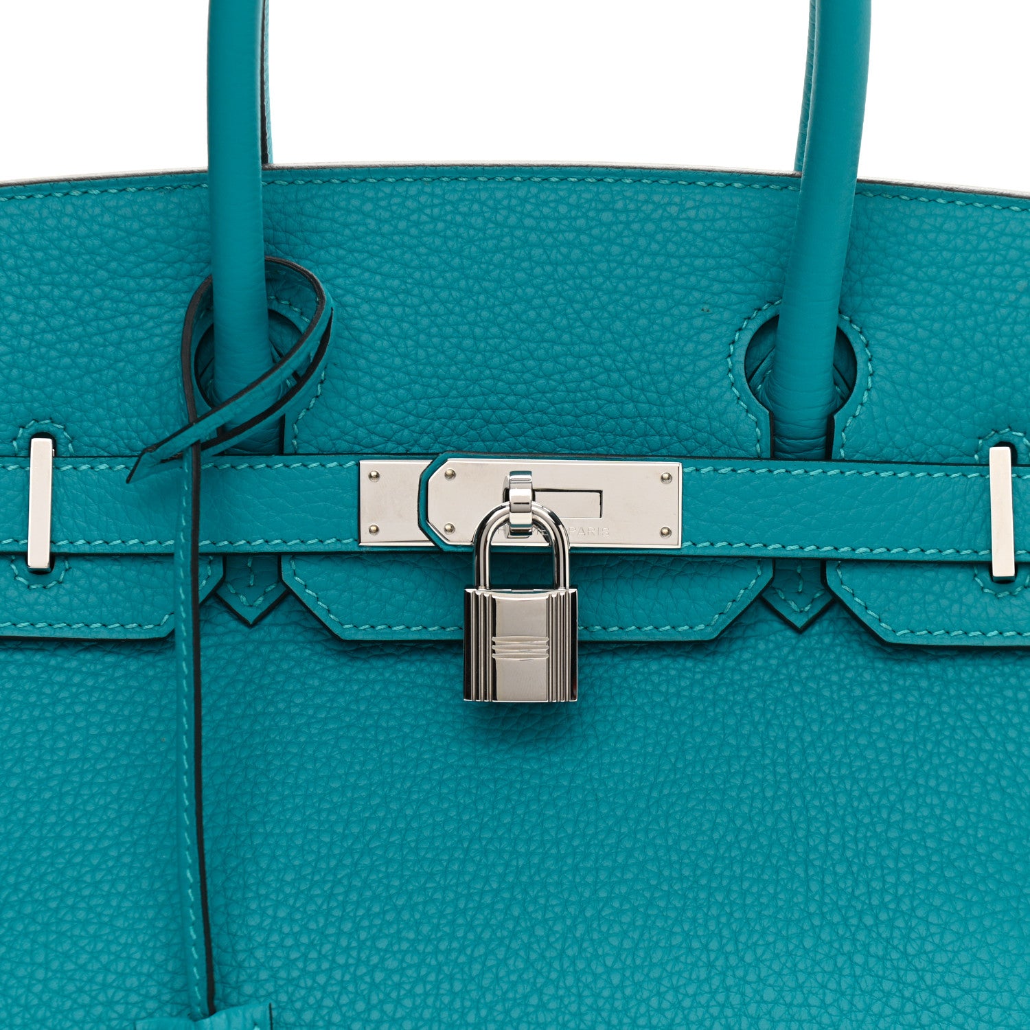 Hermes Togo Birkin 30 Turquoise 8 of 13