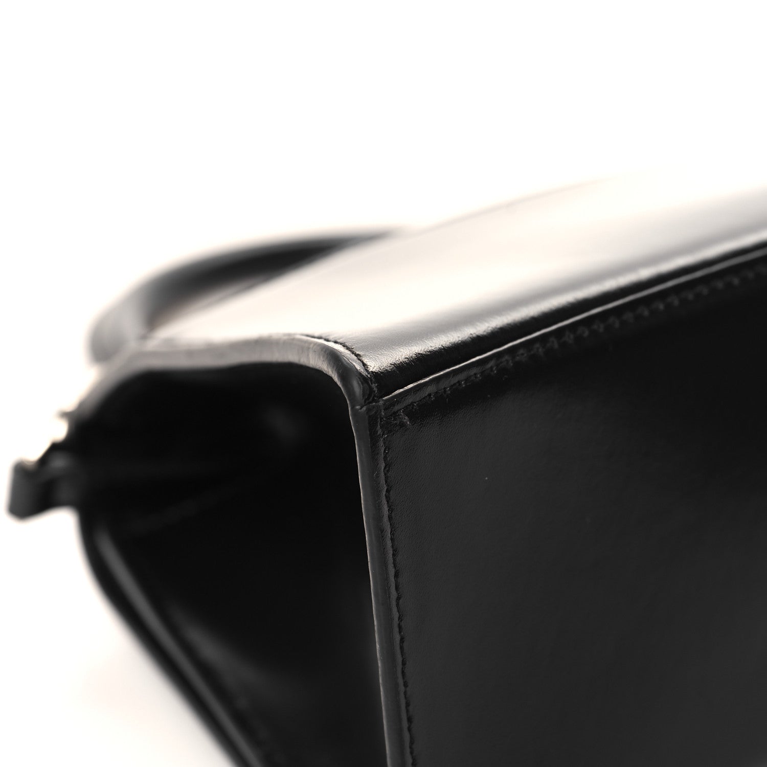 Balenciaga Box Calfskin Graffiti Logo Hourglass Top Handle Bag XS Black Silver 10 of 13